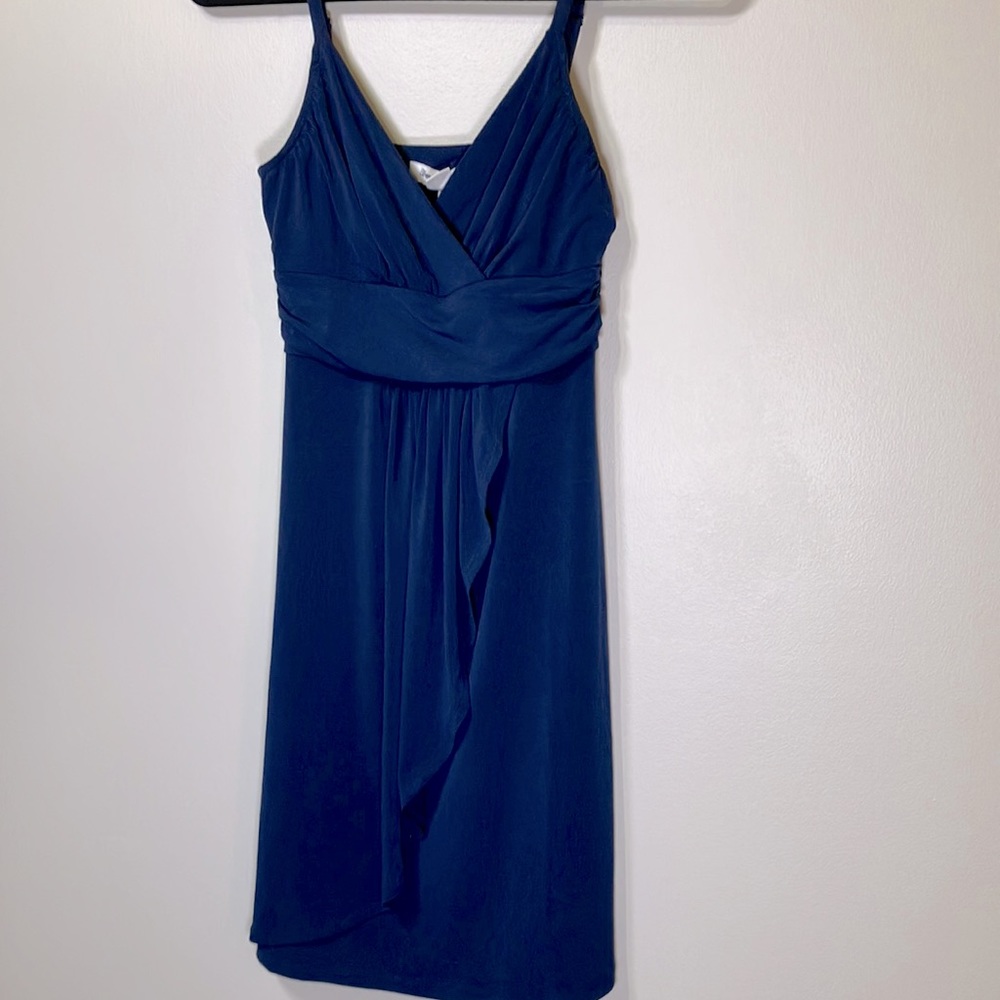 Tommy Bahama NWT Cocktail Sun Dress Royal Blue XS spaghetti straps vneck casual
